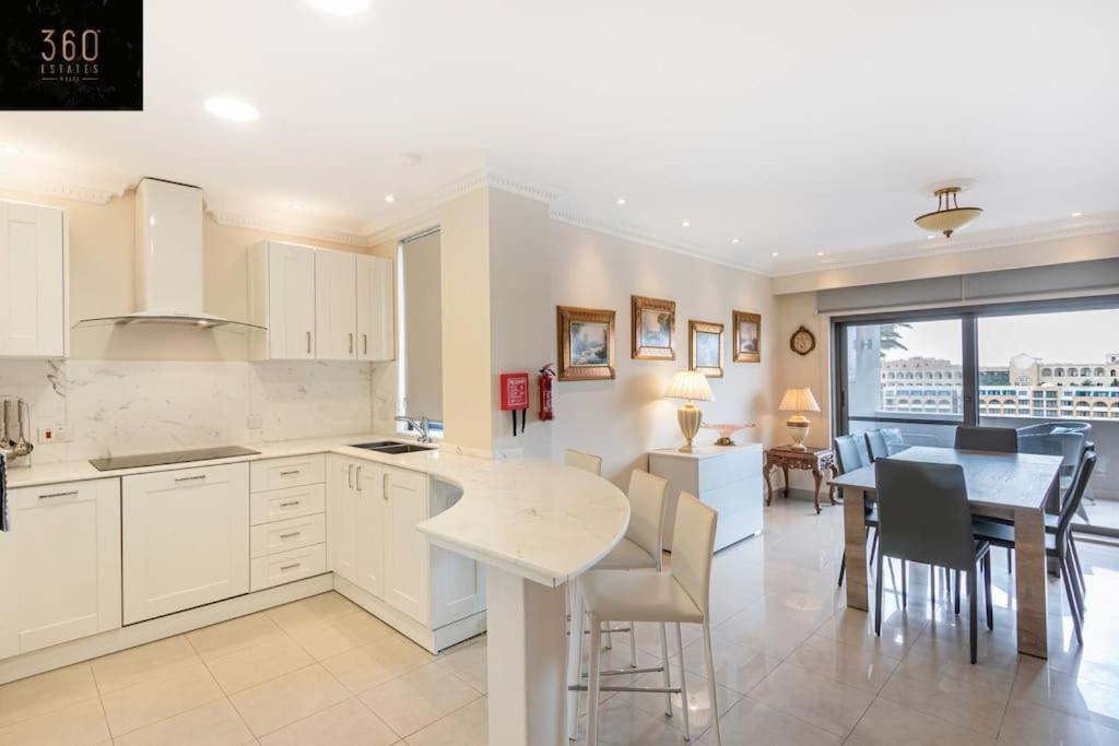 One Of A Kind, Seafront Property In St Georges Bay By 360 Estates St. Julian's Zewnętrze zdjęcie